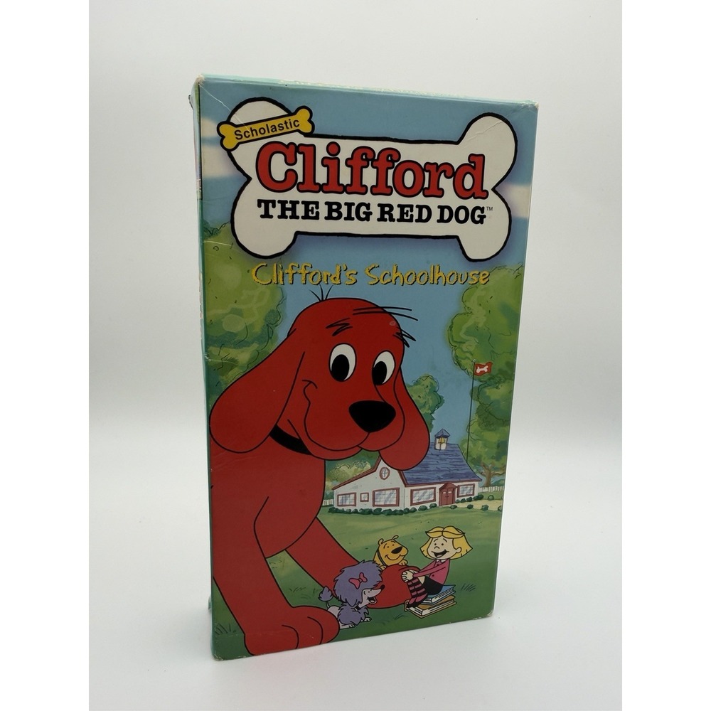 Clifford The Big Red Dog‎ Cliffords Schoolhouse (VHS 2001) Scholastic